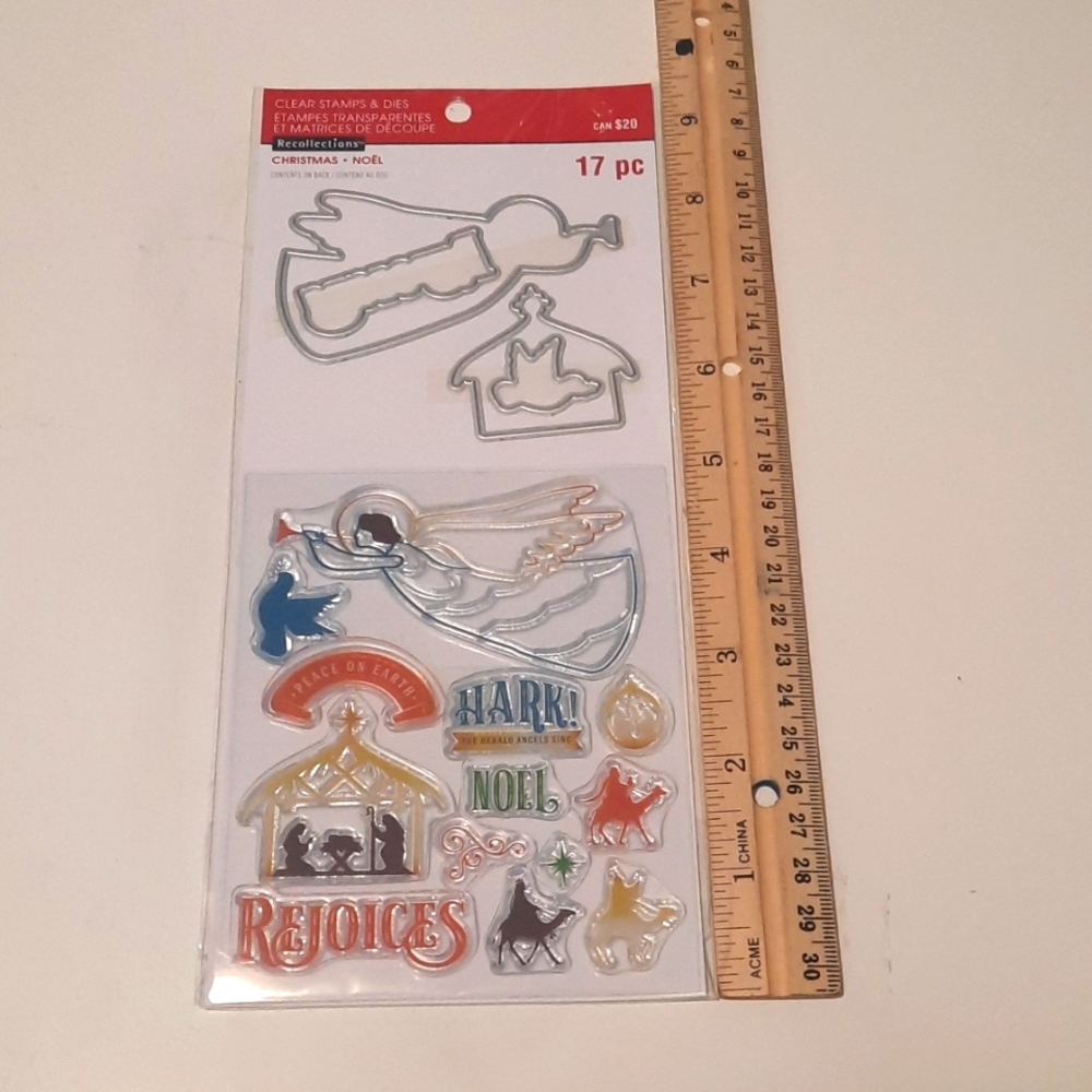 Christmas Stamp and Die set.